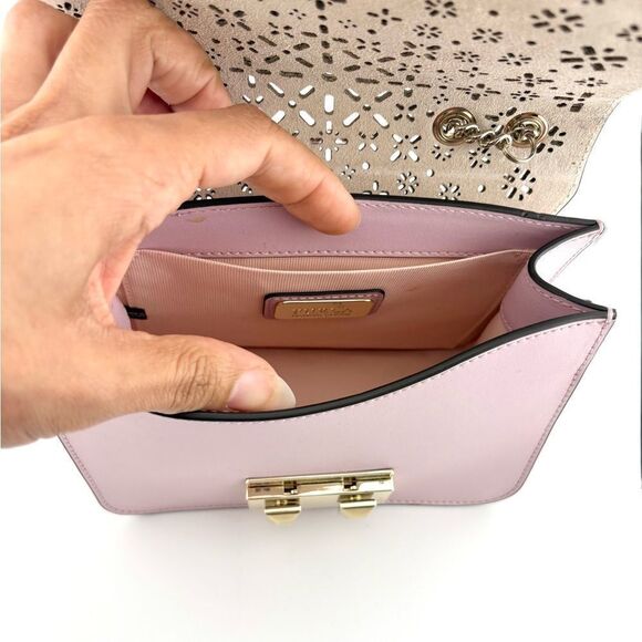 Lavender Furla Shoulder / Crossbody Bag EUC RARE - Picture 8 of 14